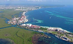 Cancun Aerial Photo
