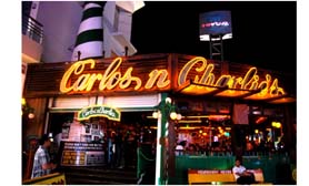 Cancun Bars Carlos n Charlies