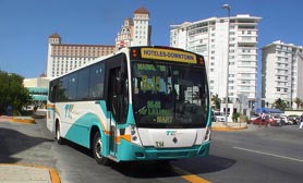 cancun public bus service